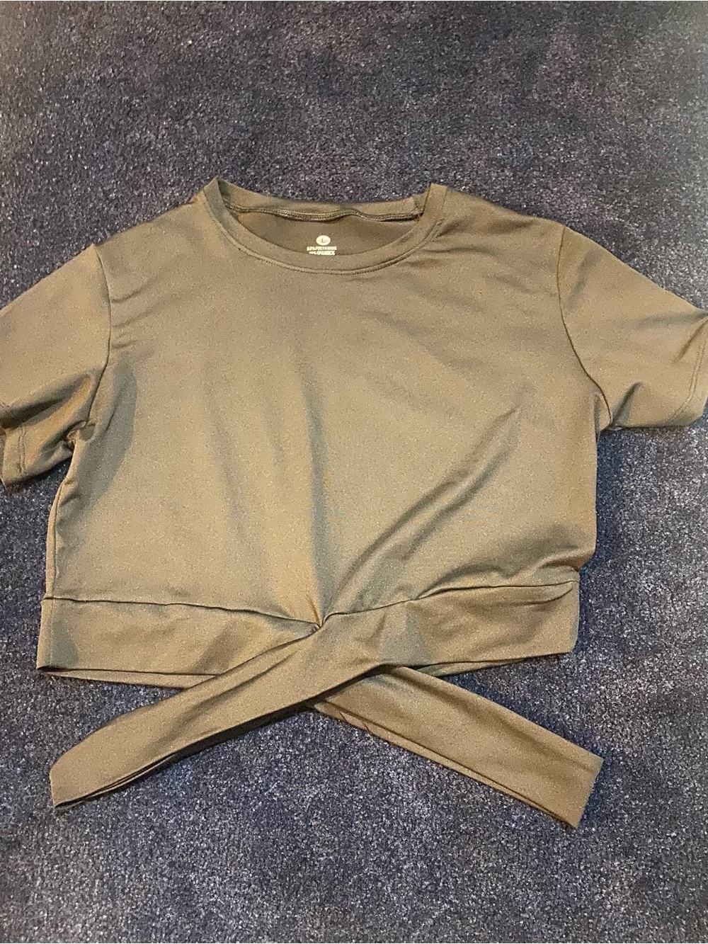 NVGTN black Cropped Tee